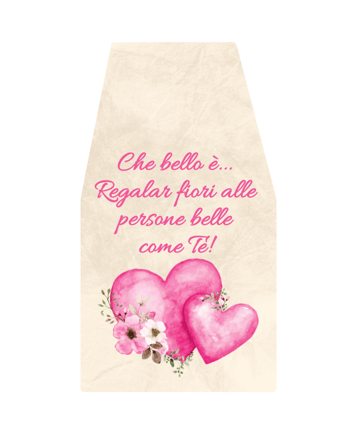 Immagine e commerce Targhetta in forex con dedica fiori alle persone belle che cm 9x4.8