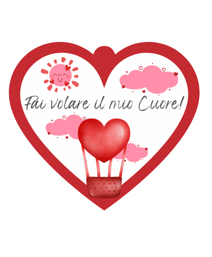 Immagine e commerce Cuoricino in forex con dedica ti amo cm 10 h9