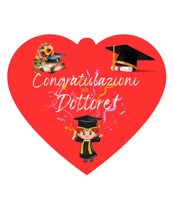 Immagine e commerce Cuoricino in forex rosso congratulazioni laurea per lui cm 10 h9