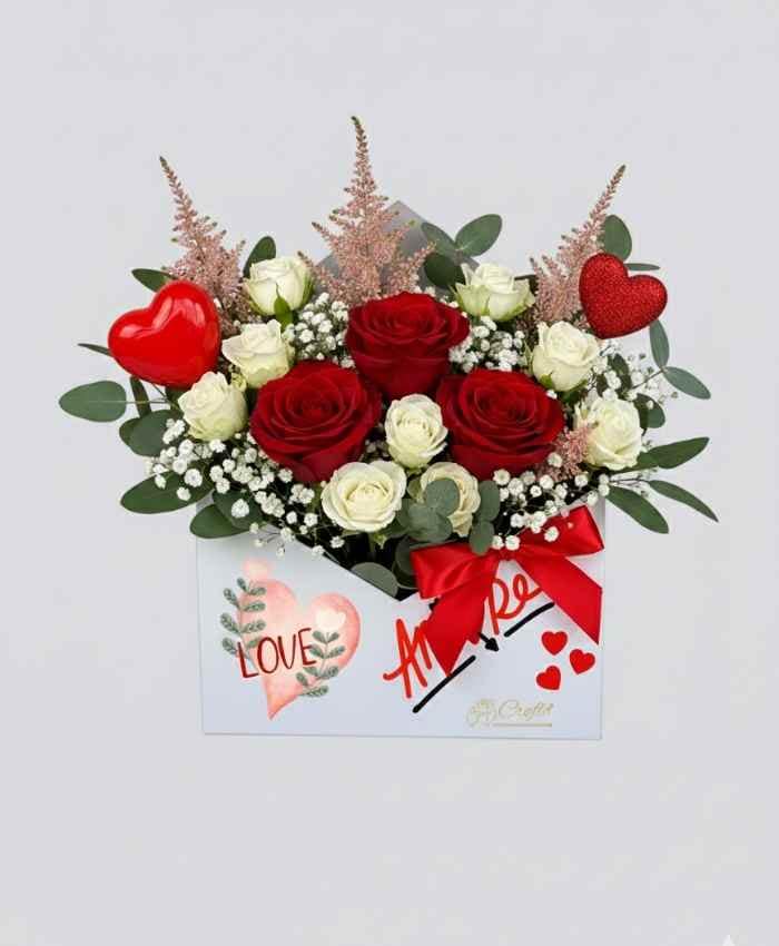 My Valentine flower box assortimento 32 pezzi in 4 fantasie - immagine 5