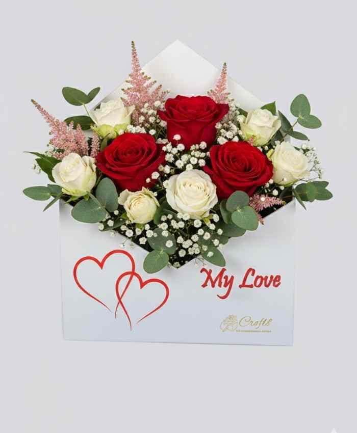 My Valentine flower box assortimento 32 pezzi in 4 fantasie - immagine 3