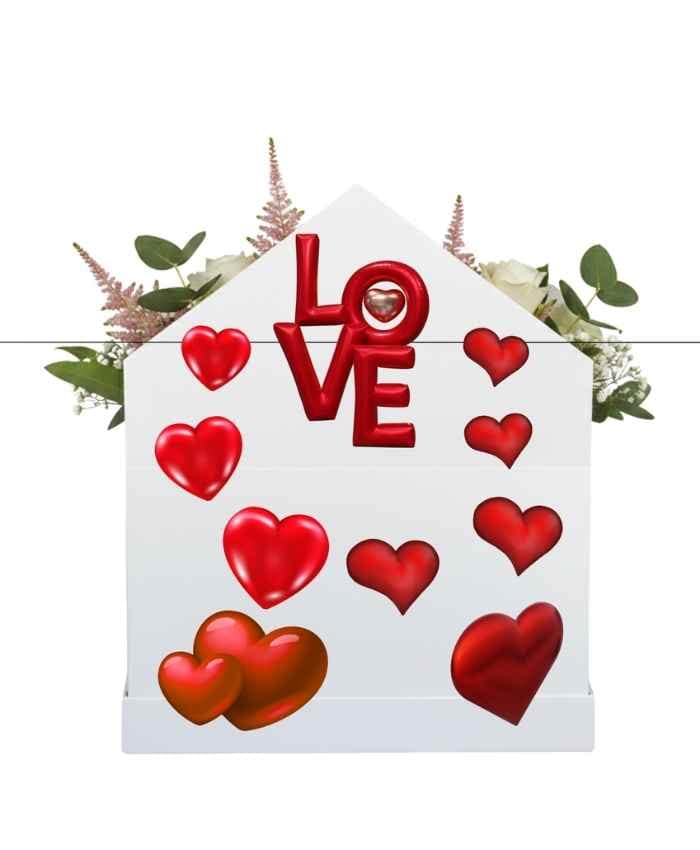 My Valentine flower box assortimento 32 pezzi in 4 fantasie - immagine 10