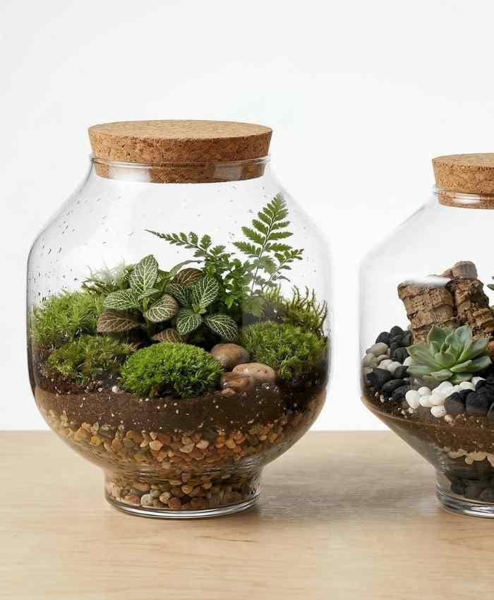 Vaso-vetro-di-forma-esagonale-con-tappo-sughero-diametro-1