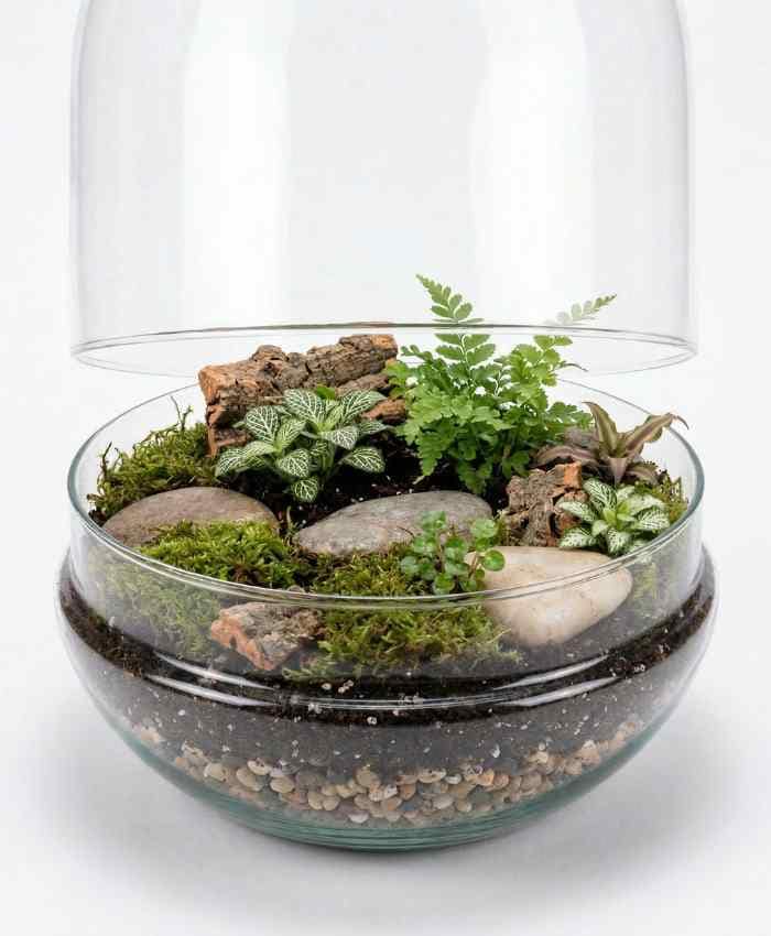 Pacchetto "Tutto pronto" Terrarium 36 basi in vetro - immagine 4