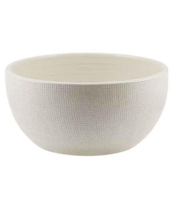 ciotola-in-ceramica-luxury-lavorazione-puntinata-diametro-28-bianco
