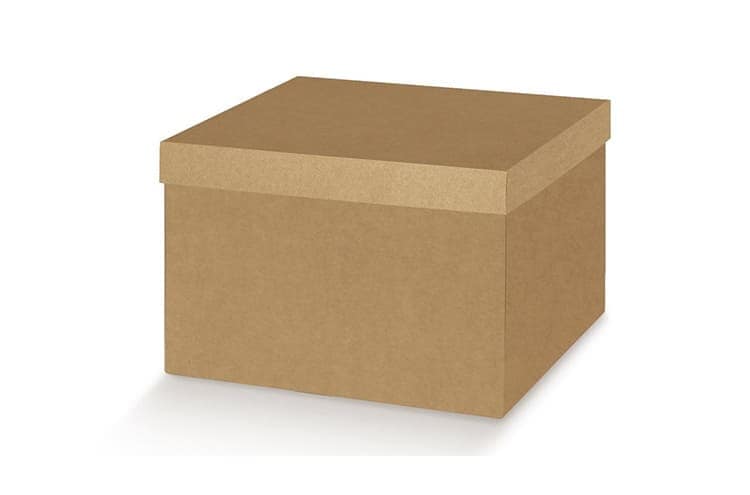 Immagine e commerce Scatola per cesti natalizi in cartoncino liscio cm 32x24 h20