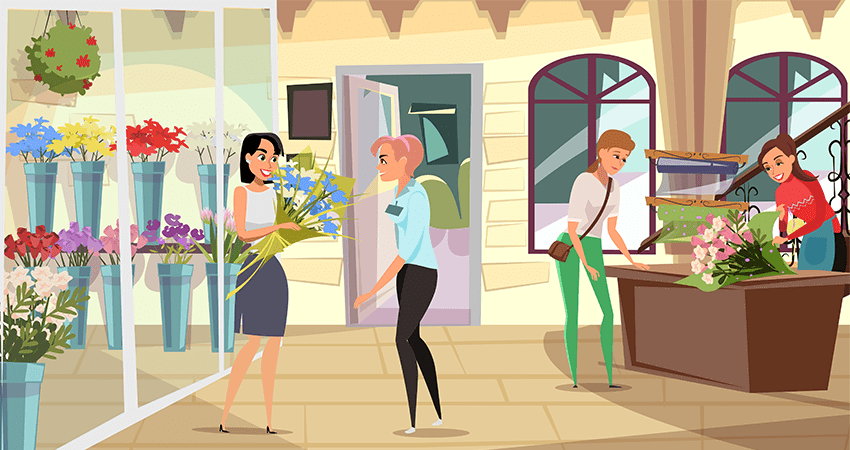 Esperienza d'acquisto negozio fiori festa della mamma - Immagine blog