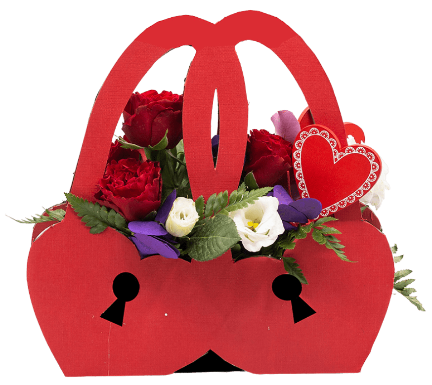 Lucchetto cuore doppio Creflo'