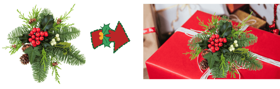 Esempio di chiudipacco natalizio 500px