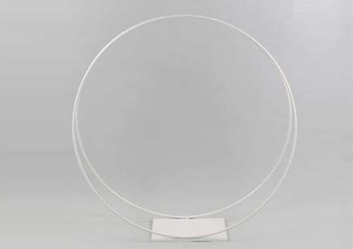 Struttura in ferro doppio cerchio diametro 90 cm - strutture matrimonio
