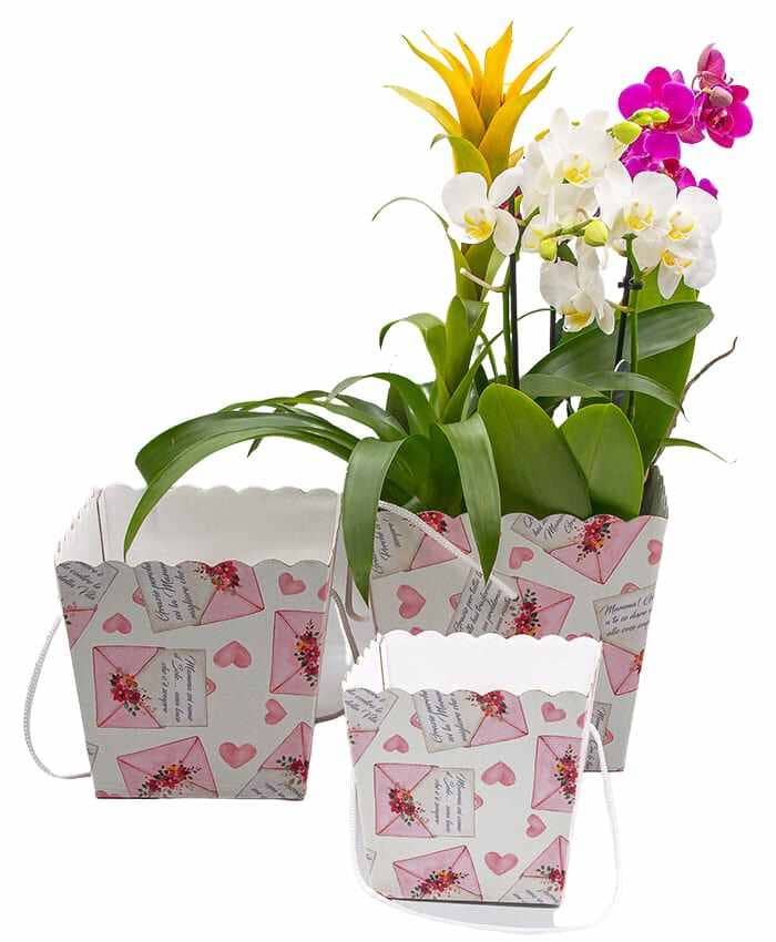 20 pz/set 40*45cm fiori bicolore confezione di carta confezione regalo carta  artigianale fiorista