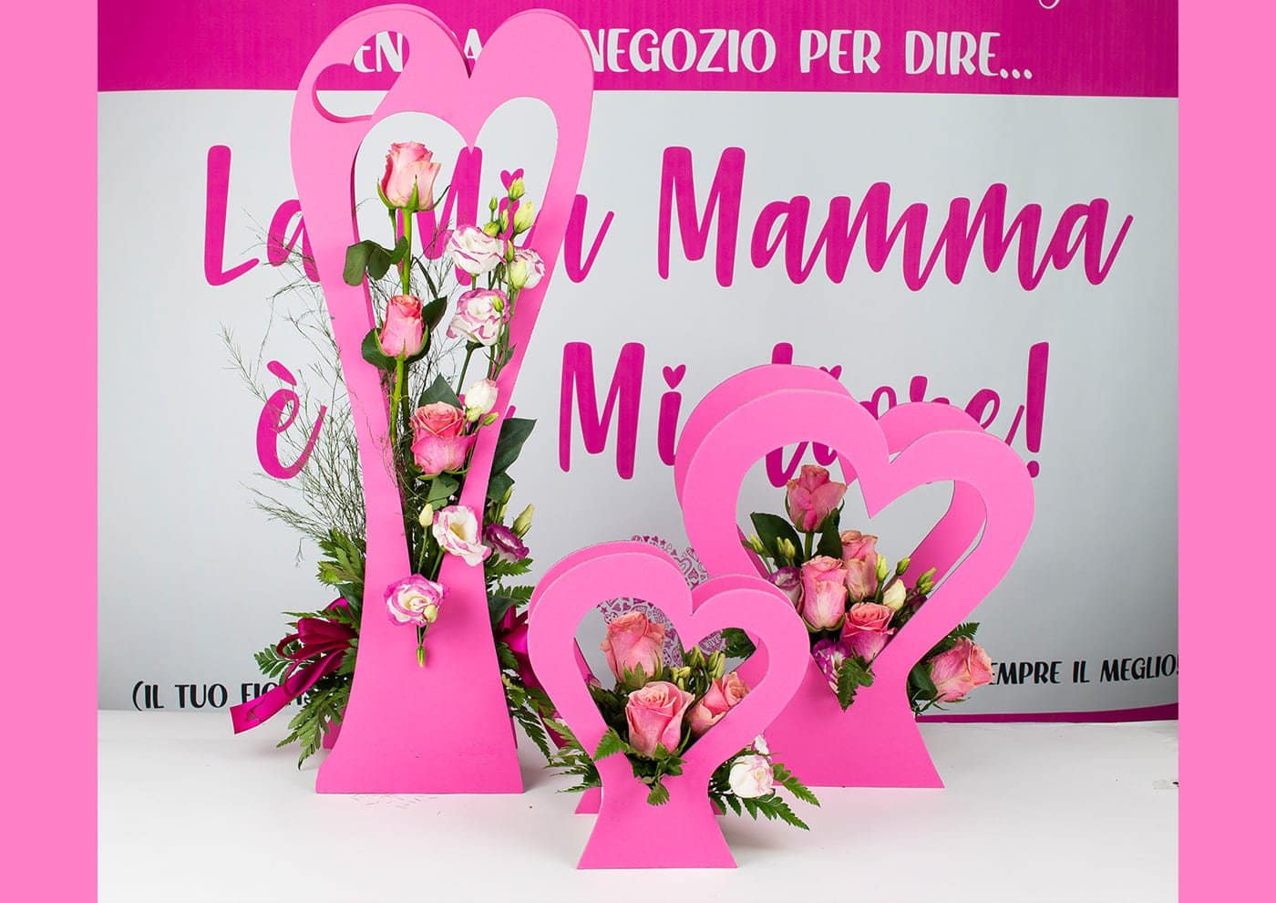 Cuore bag - flowers bag per fiori