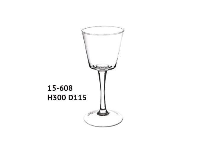 Portacandele vetro a calice svasato alto 30 cm (2)