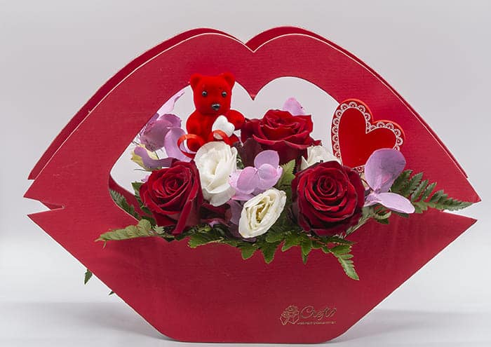 Kiss Bag confezione regalo per fiori - immagine 3