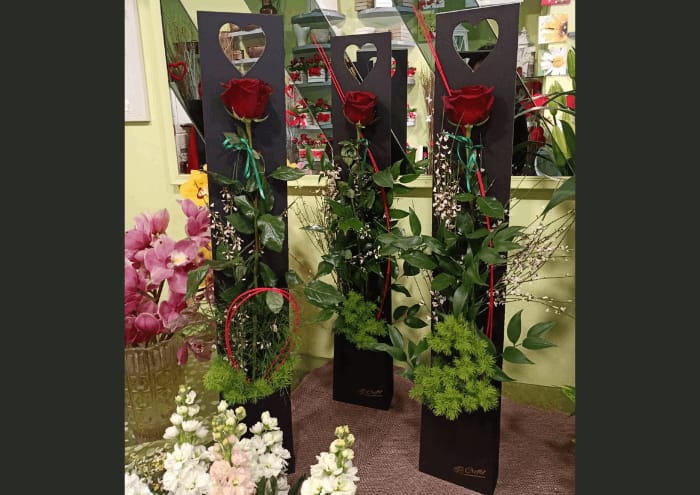 Pacchetto "Ti Amoro" 45 confezioni per rose singole Assortite - immagine 20