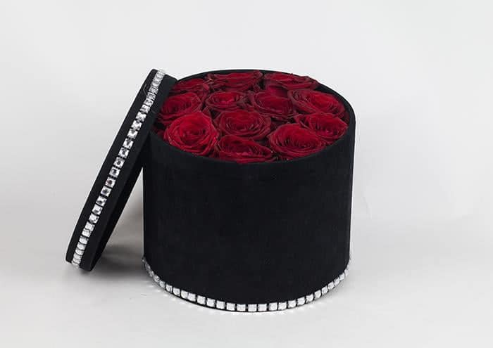 Waveflò Prestige middle luxury edition scatola per fiori fatta a mano cm 20 - immagine 4