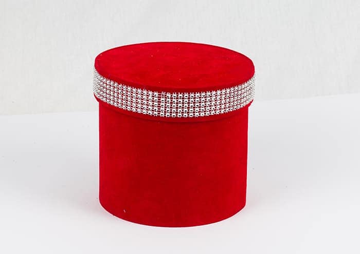 creflo175 Waveflò Prestige middle luxury edition scatola per fiori velluto rosso ecommerce complementieregali