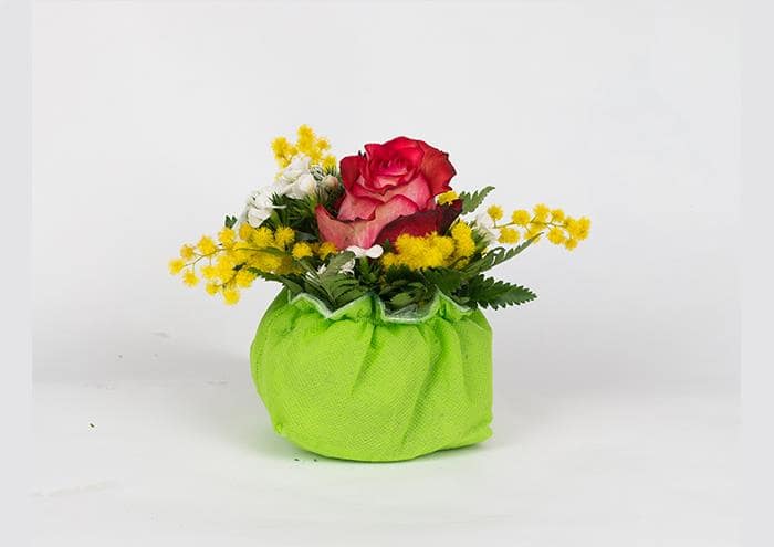 Porta sushi di fiori mini in tessuto non tessuto