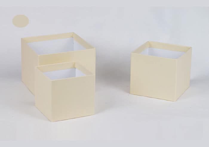 EasyFlò15 Flower box per fiori e piante vaso 14 cm colore avorio