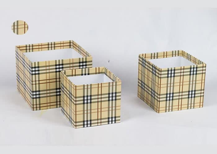 EasyFlò15 Flower box per fiori e piante vaso 14 cm tartan