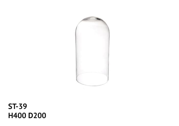 Camapana vetro diametro 20 altezza 40 cm