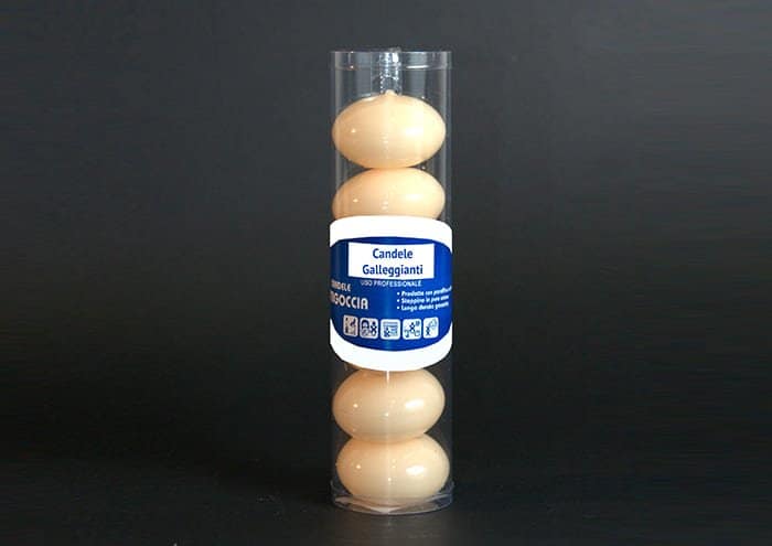 Candele Galleggianti non laccate diametro 8 cm confezione 6 pz immagine prodotto