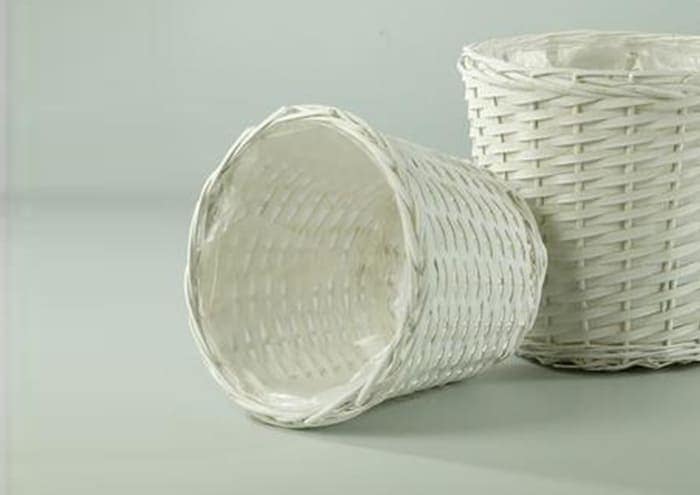 Immagine-e-commerce-Cesti portavaso per piante vimini bianco diametro 28 cm