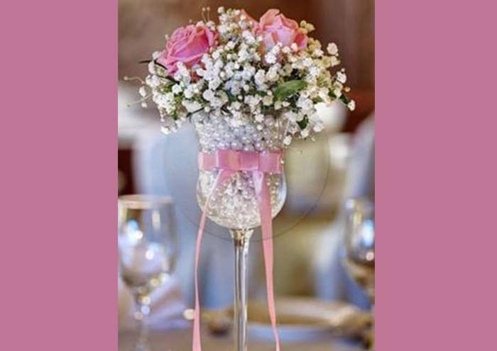 Coppa vetro a forma di calice alta 45 cm - immagine 2