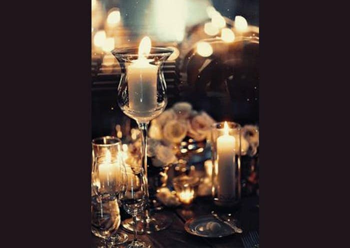 Coppa vetro a forma di calice alta 45 cm - immagine 3