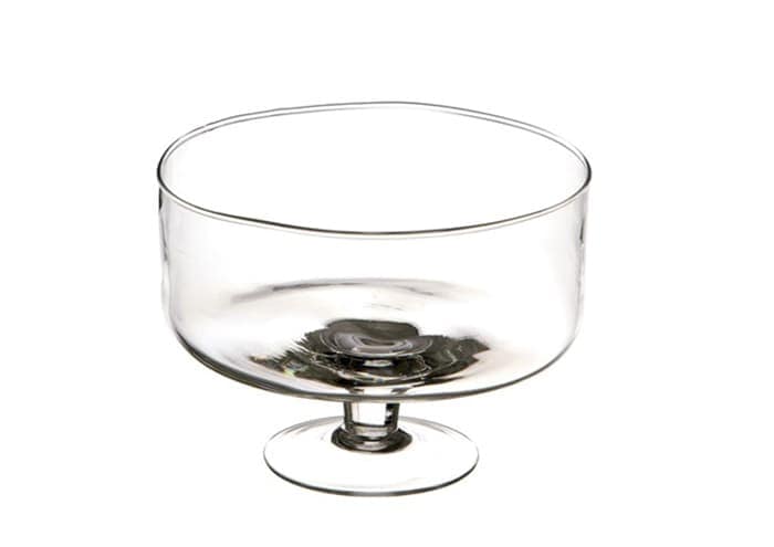 Immagine-e-commerce-Alzata in vetro cilindrica con piede diametro 19 cm