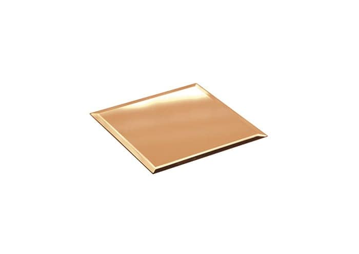 Immagine e commerce Specchio quadrato color oro 15x15 cm