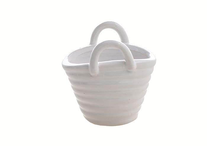 Immagine e commerce Borsetta piccola in ceramica con manici alta 9 cm