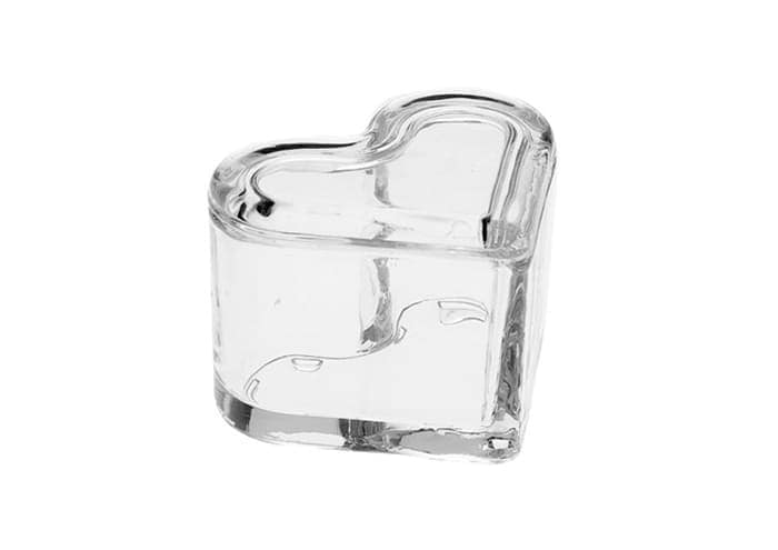 Immagine e commerce Scatola cuore in vetro larga 9 cm