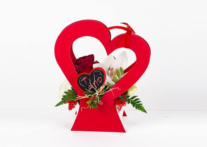 Immagine ecommerce Cuore bag Piccola- Flower bag a forma di cuore rosso