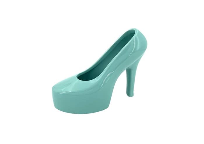 VDE-26-vasetto-ceramica-a-forma-di-scarpa-tacco-12-verde