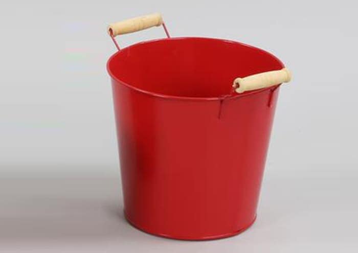 immagine-e-commerce-Porta vaso in latta per piante vaso diametro 18 cm-rosso