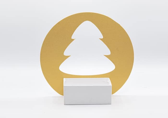 fuoriporta-creflo-sagoma-abete-colore-oro