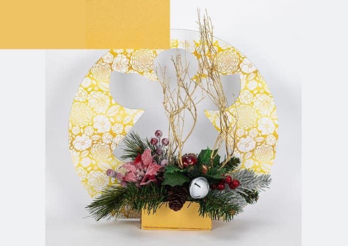 Immagine e commerce Fuoriporta Creflò sagoma angelo colore oro