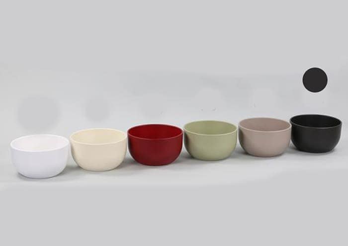 Immagine e commerce Ciotole in ceramica antracite opaco diametro cm 26 h14