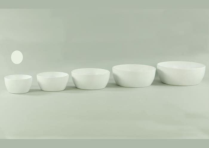 Immagine e commerce Ciotola ceramica tonda bianca diametro cm 15 h8