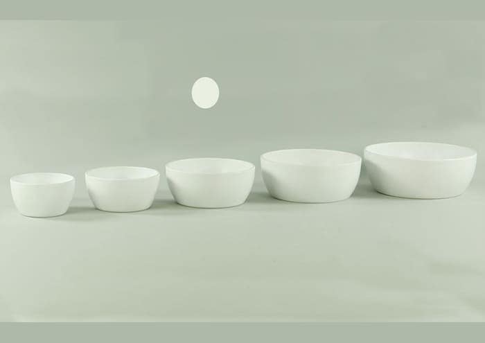 Immagine e commerce Ciotola ceramica tonda bianca diametro cm 22 h9