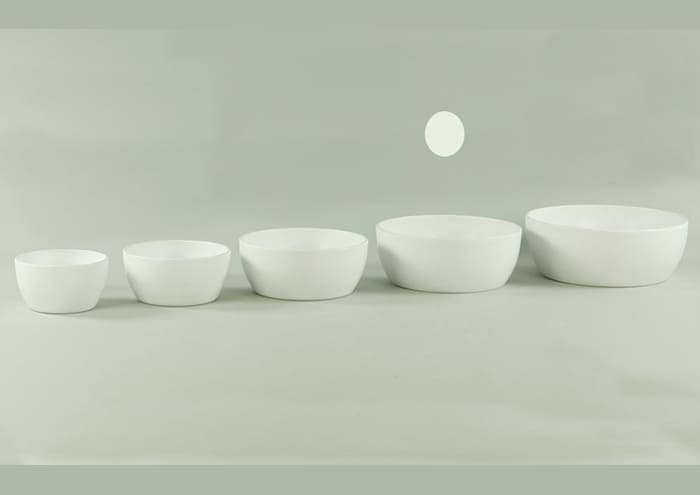 Immagine e commerce Ciotola ceramica tonda bianca diametro cm 26 h10