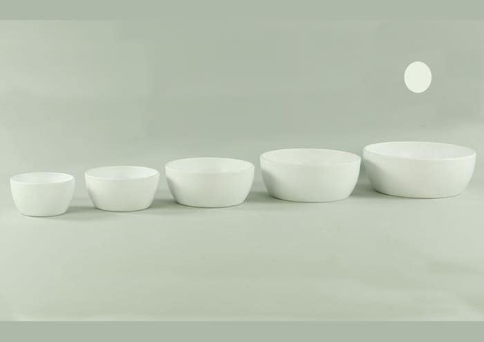 Immagine e commerce Ciotola ceramica tonda bianca diametro cm 30 h11