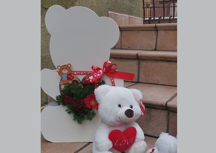 Orso bag grande Avorio-Confezioni per Fiori - immagine 2