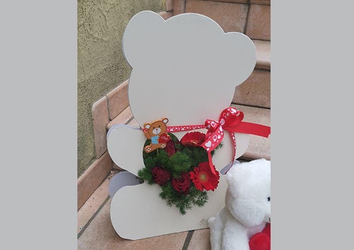 Orso bag grande Avorio-Confezioni per Fiori - immagine 3