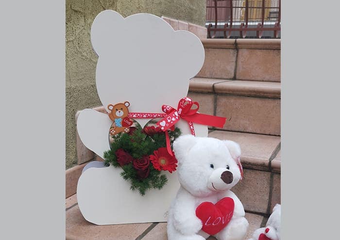 Orso bag grande Avorio-Confezioni per Fiori - immagine 4