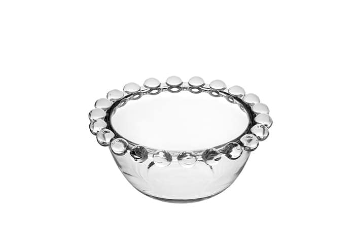 Immagine e commerce Ciotolina vetro tonda con orlo decoro bolle cm 8 h4