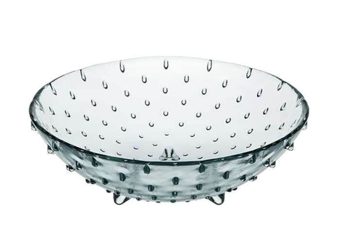 Immagine e commerce Centrotavola vetro decorazione gocce con piedini diametro 30 h9 cm