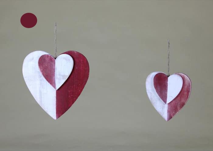 immagine e-commerce Cuore-legno-bicolore-bianco-rosso-cm-30x30