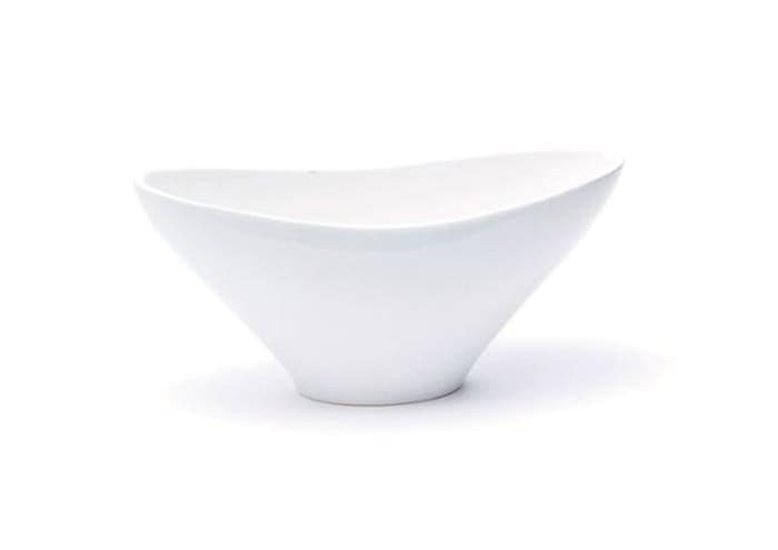 immagine e-commerce Ciotola-ceramica-ovale-forma-barchetta-cm-26x12-h11-bianco